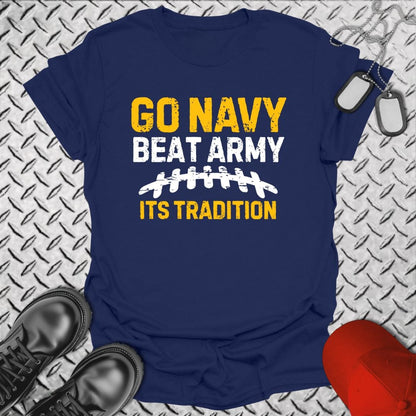 NavyHumor T-Shirt Navy / S Go Navy - Distressed Tradition T-shirt
