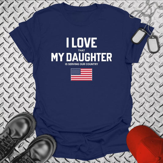 NavyHumor T-Shirt Navy / S I Love (That) My Daughter T-shirt