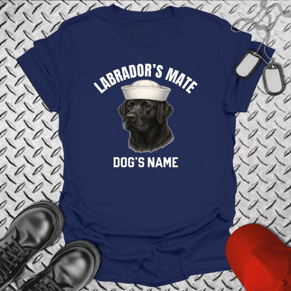 NavyHumor T-Shirt Navy / S Labrador's Mate - Black