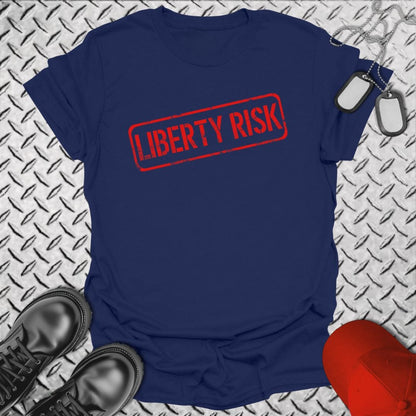 NavyHumor T-Shirt Navy / S Liberty Risk T-shirt