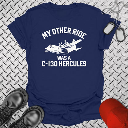 NavyHumor T-Shirt Navy / S My Other Ride Was a C-130 Hercules T-shirt