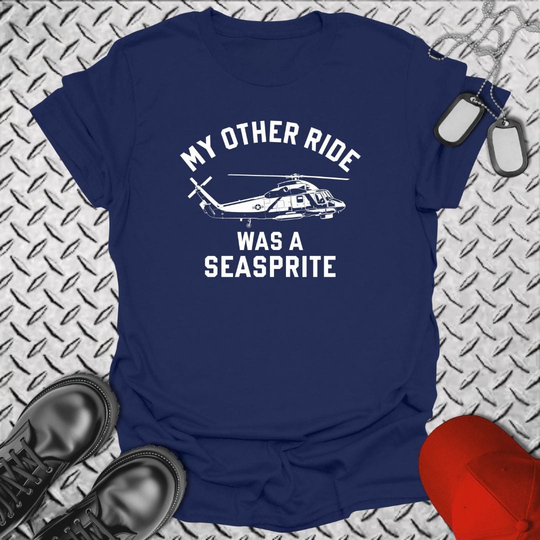 NavyHumor T-Shirt Navy / S My Other Ride Was A Seasprite