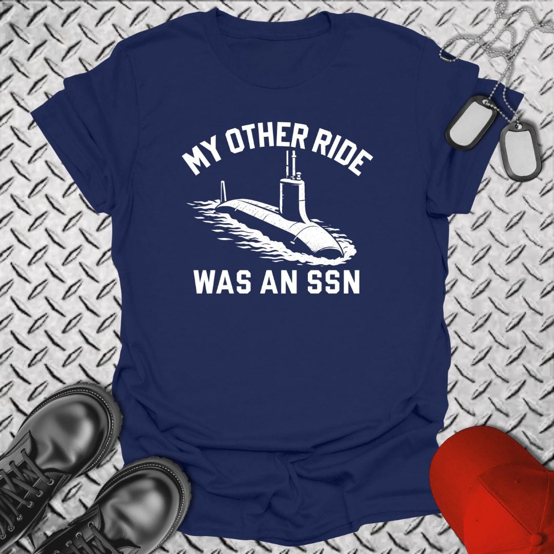NavyHumor T-Shirt Navy / S My Other Ride Was An SSN T-shirt