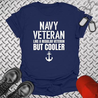 NavyHumor T-Shirt Navy / S Navy Veteran - Cooler T-shirt