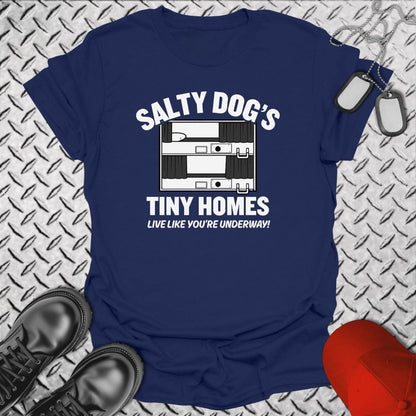 NavyHumor T-Shirt Navy / S Salty Dog's Tiny Homes T-shirt