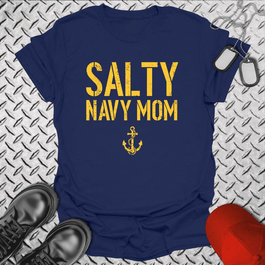 NavyHumor T-Shirt Navy / S Salty Navy Mom T-shirt