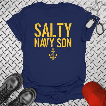 NavyHumor T-Shirt Navy / S Salty Navy Son T-shirt