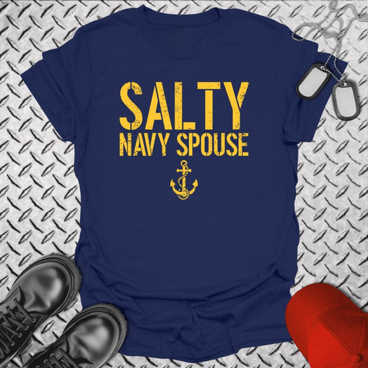 NavyHumor T-Shirt Navy / S Salty Navy Spouse T-shirt