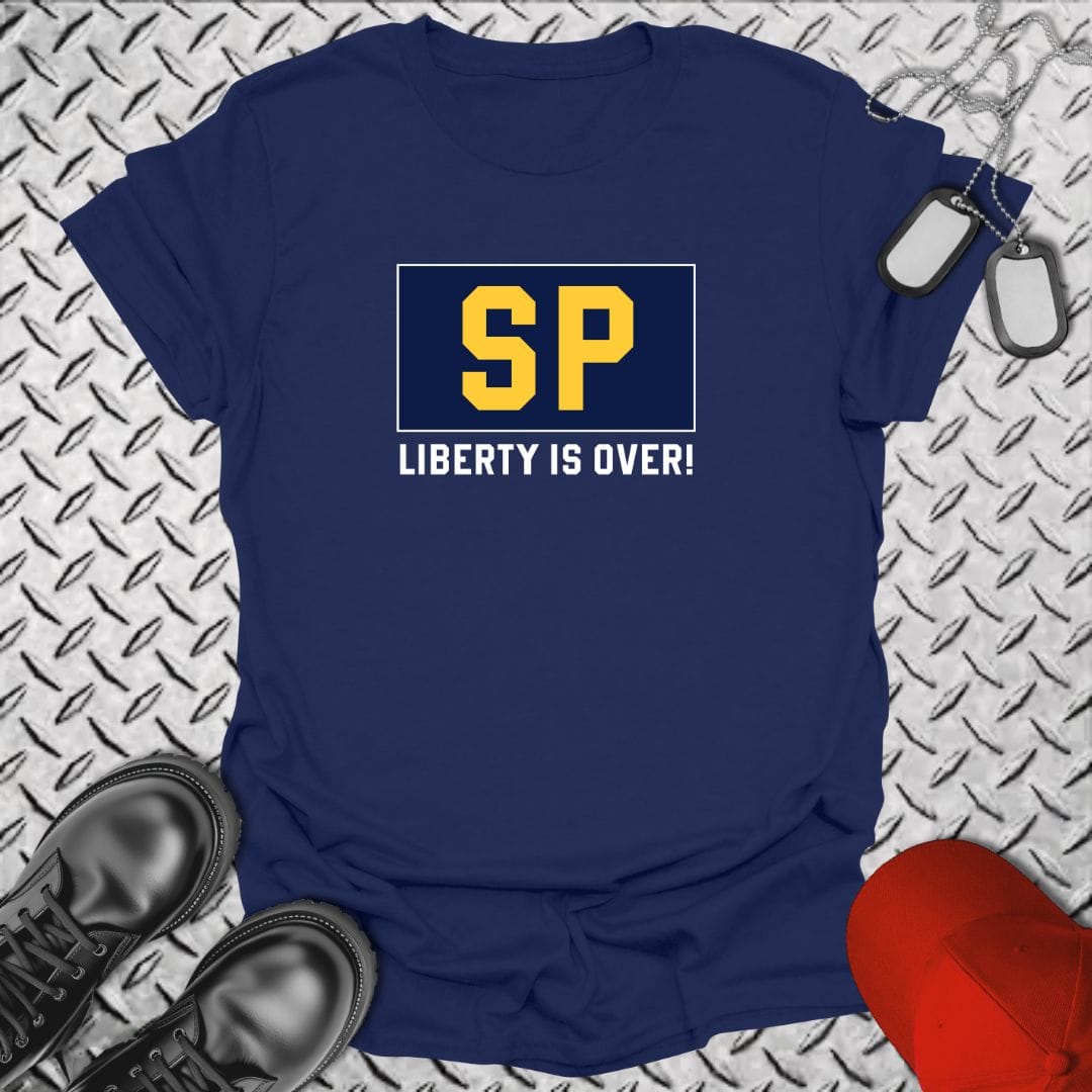NavyHumor T-Shirt Navy / S SP - Liberty is Over!