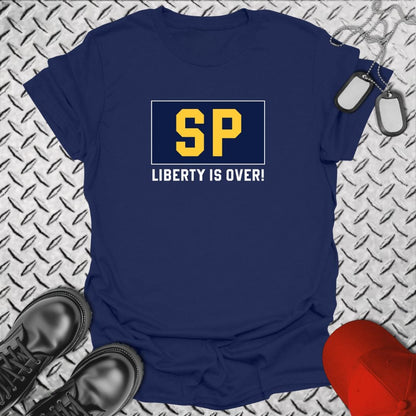 NavyHumor T-Shirt Navy / S SP - Liberty is Over!