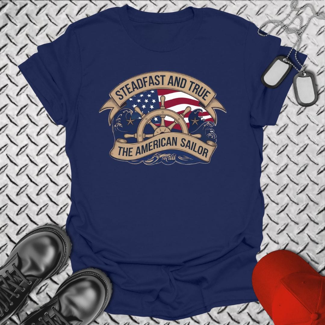 NavyHumor T-Shirt Navy / S Steadfast & True T-shirt