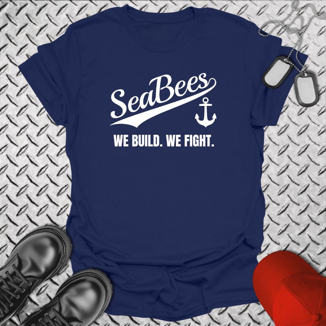 NavyHumor T-Shirt Navy / S Team SeaBees T-shirt
