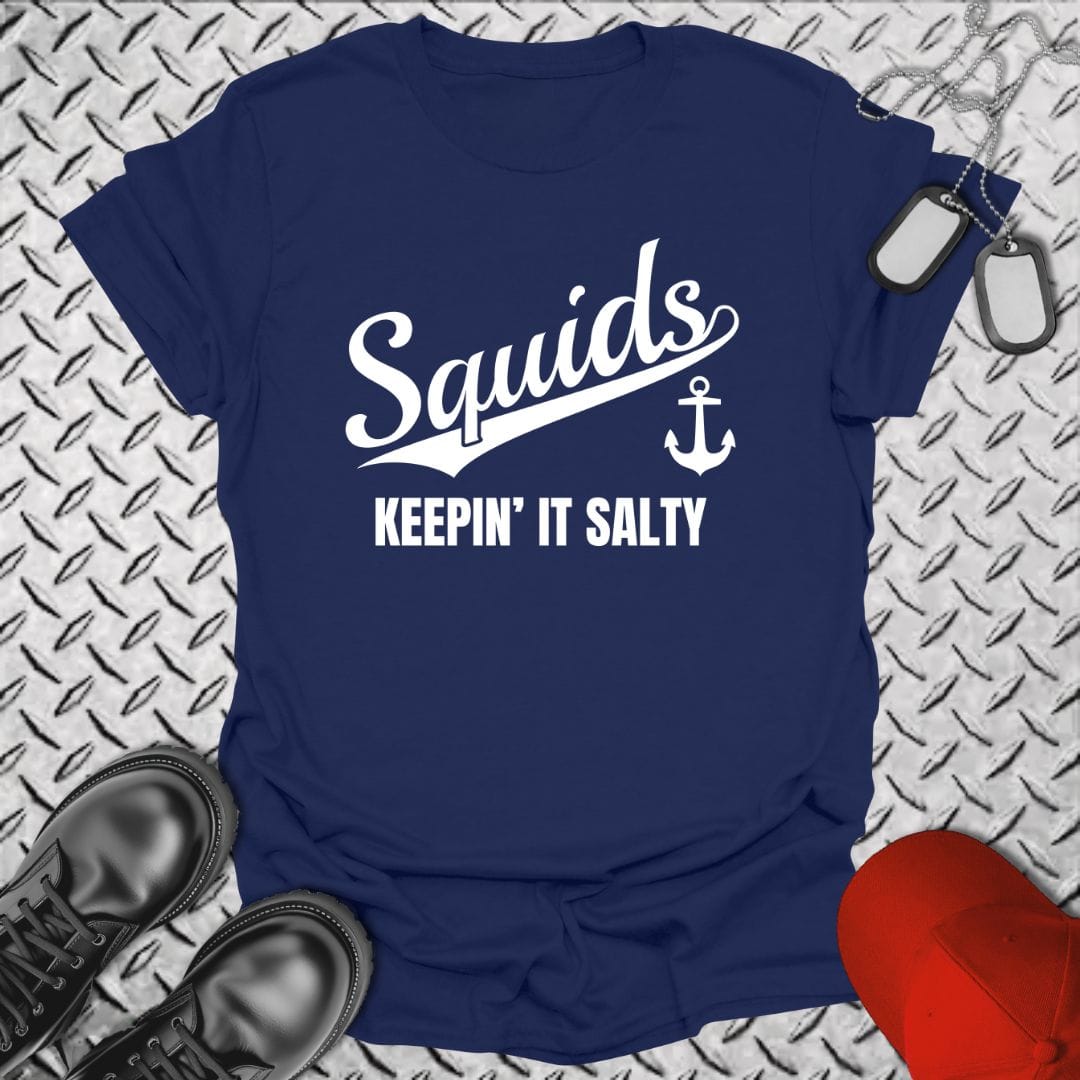 NavyHumor T-Shirt Navy / S Team Squids T-shirt