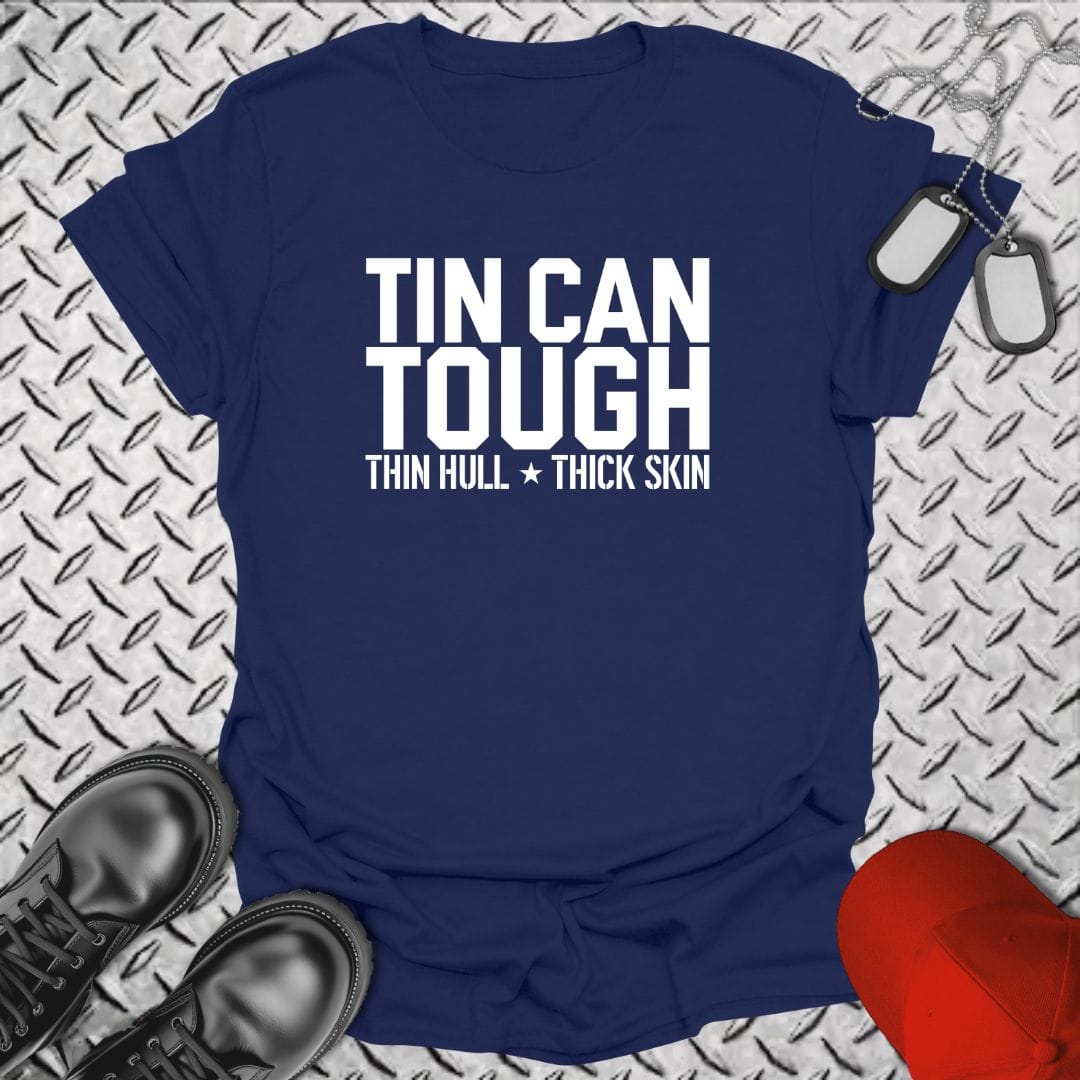 NavyHumor T-Shirt Navy / S Tin Can Tough