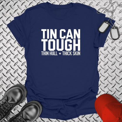 NavyHumor T-Shirt Navy / S Tin Can Tough