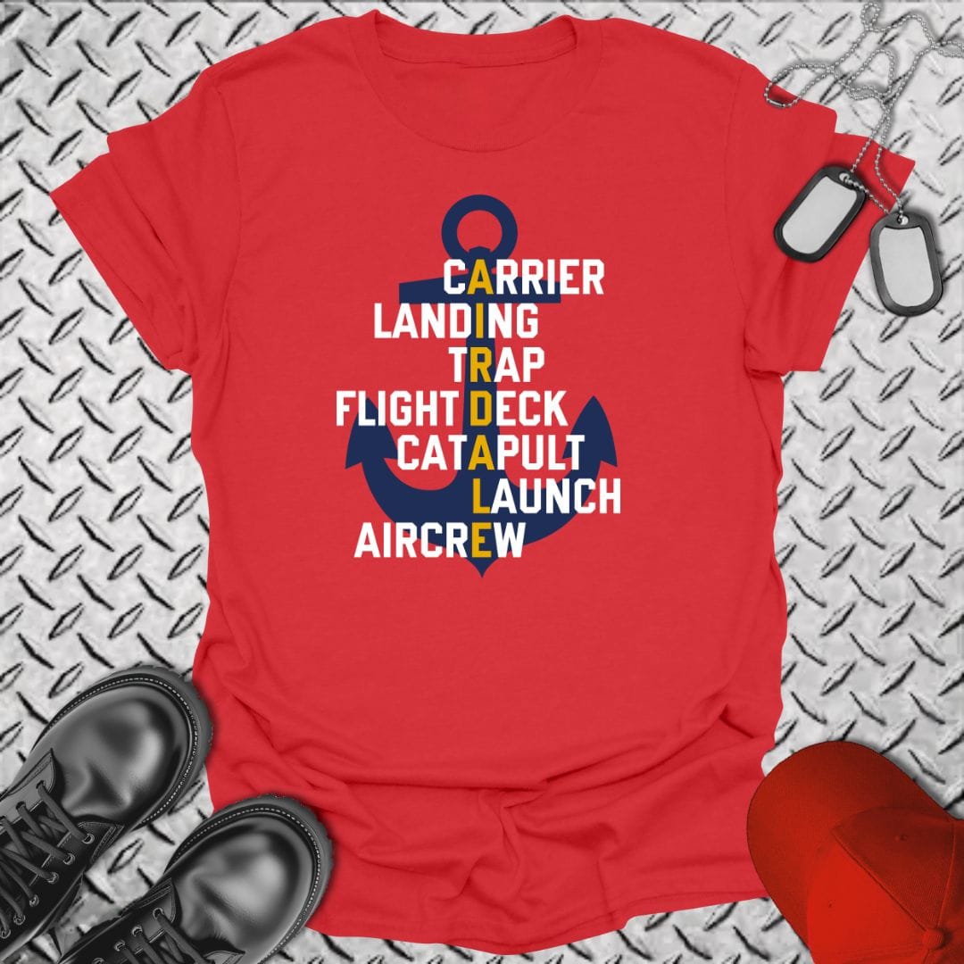 NavyHumor T-Shirt Red / S Airdale Ops T-shirt