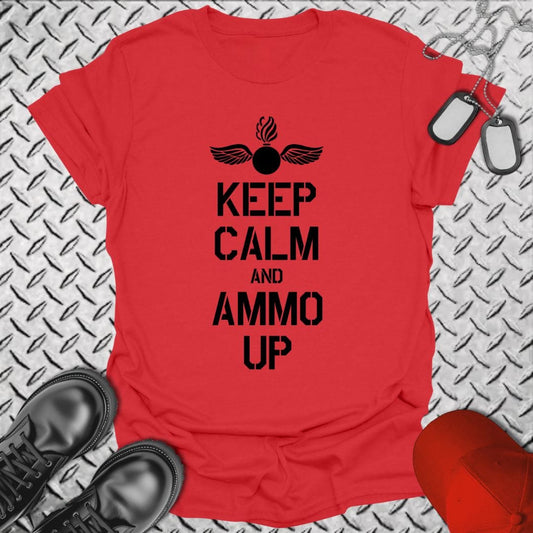 NavyHumor T-Shirt Red / S AO - Keep Calm T-shirt