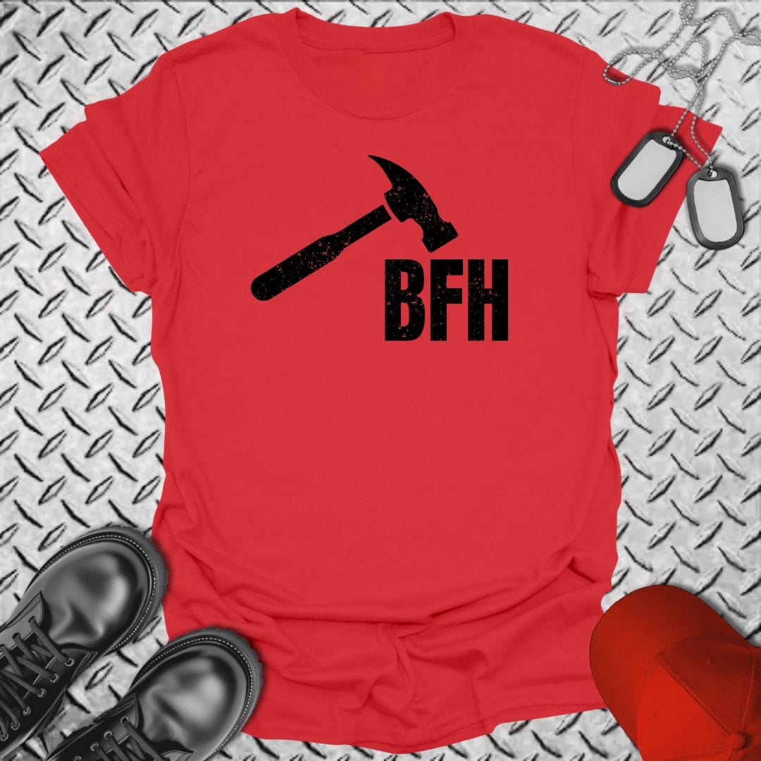 NavyHumor T-Shirt Red / S Big F'ing Hammer T-shirt
