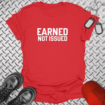 NavyHumor T-Shirt Red / S Earned - Not Issued