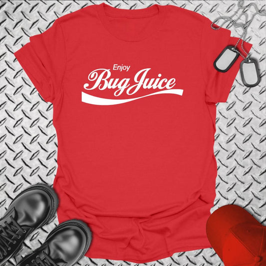 NavyHumor T-Shirt Red / S Enjoy Bug Juice