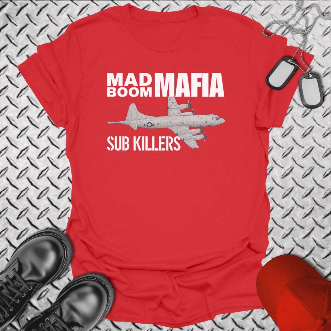 NavyHumor T-Shirt Red / S MAD Boom Mafia P-3 Orion T-shirt