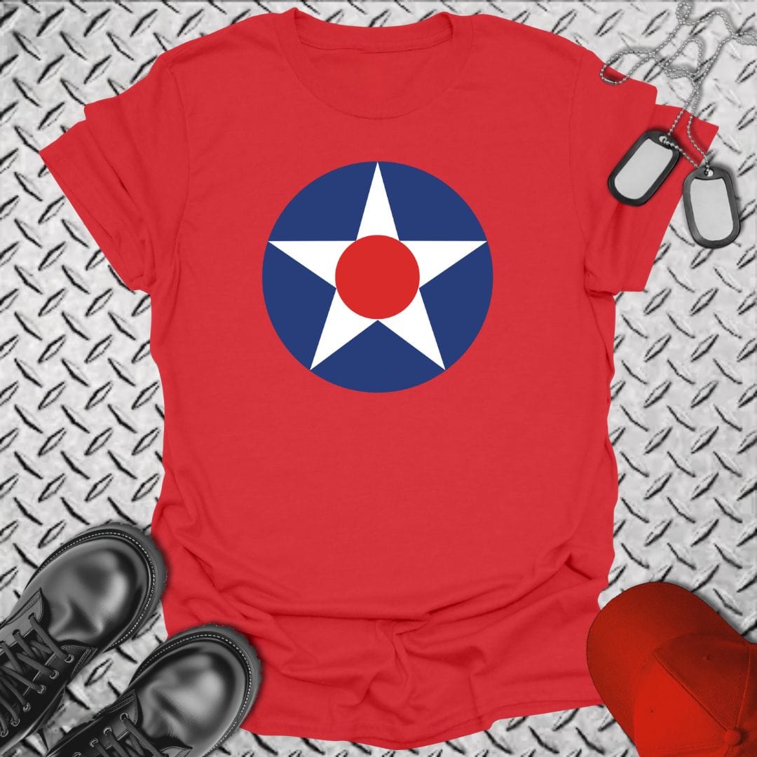 NavyHumor T-Shirt Red / S Naval Aviation Roundel - 1917 T-shirt