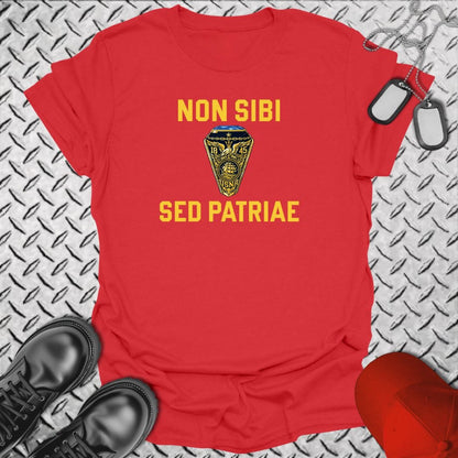 NavyHumor T-Shirt Red / S Non Sibi Sed Patriae