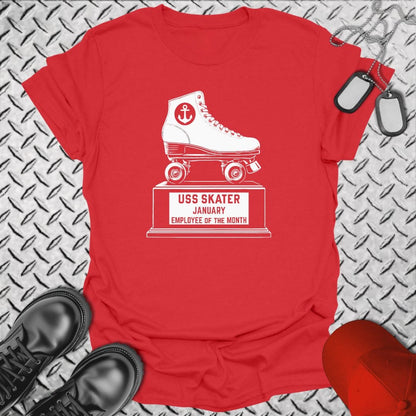NavyHumor T-Shirt Red / S Skater Trophy