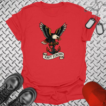 NavyHumor T-Shirt Red / S Tattoo - Navy Strong T-shirt