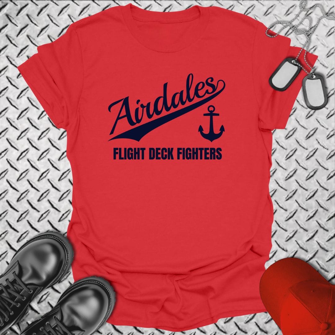 NavyHumor T-Shirt Red / S Team Airdales T-shirt