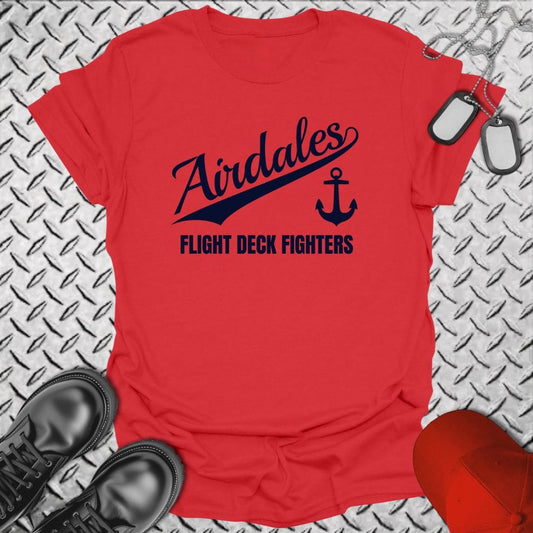 NavyHumor T-Shirt Red / S Team Airdales T-shirt