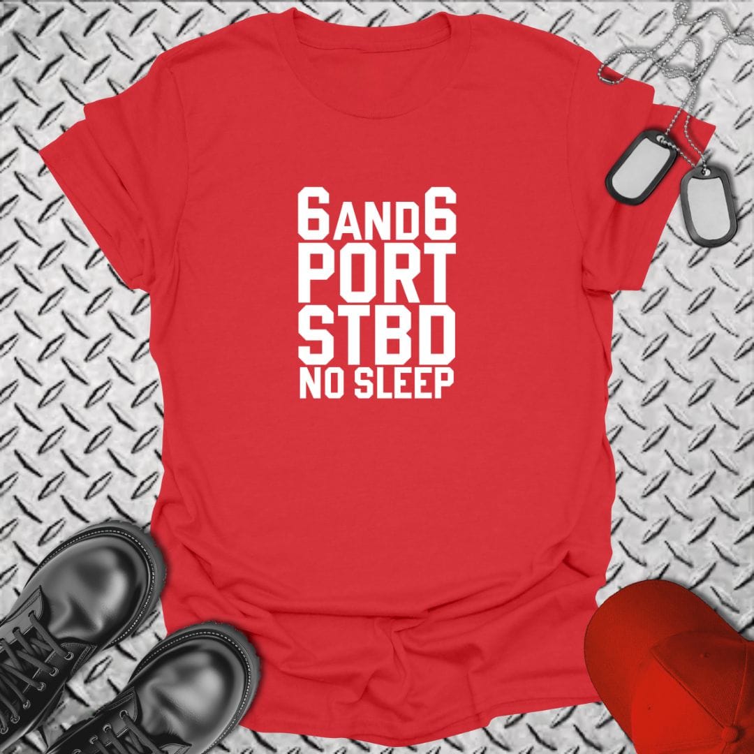 NavyHumor T-Shirt Red / S The Watch Goes On and On