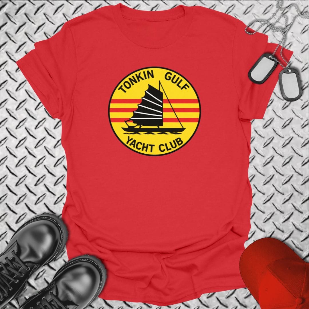 NavyHumor T-Shirt Red / S Tonkin Gulf Yacht Club T-shirt