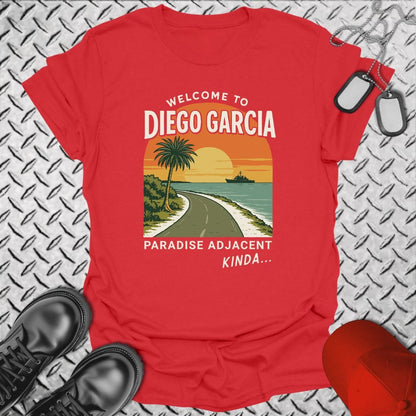 NavyHumor T-Shirt Red / S Welcome to Diego Garcia T-shirt