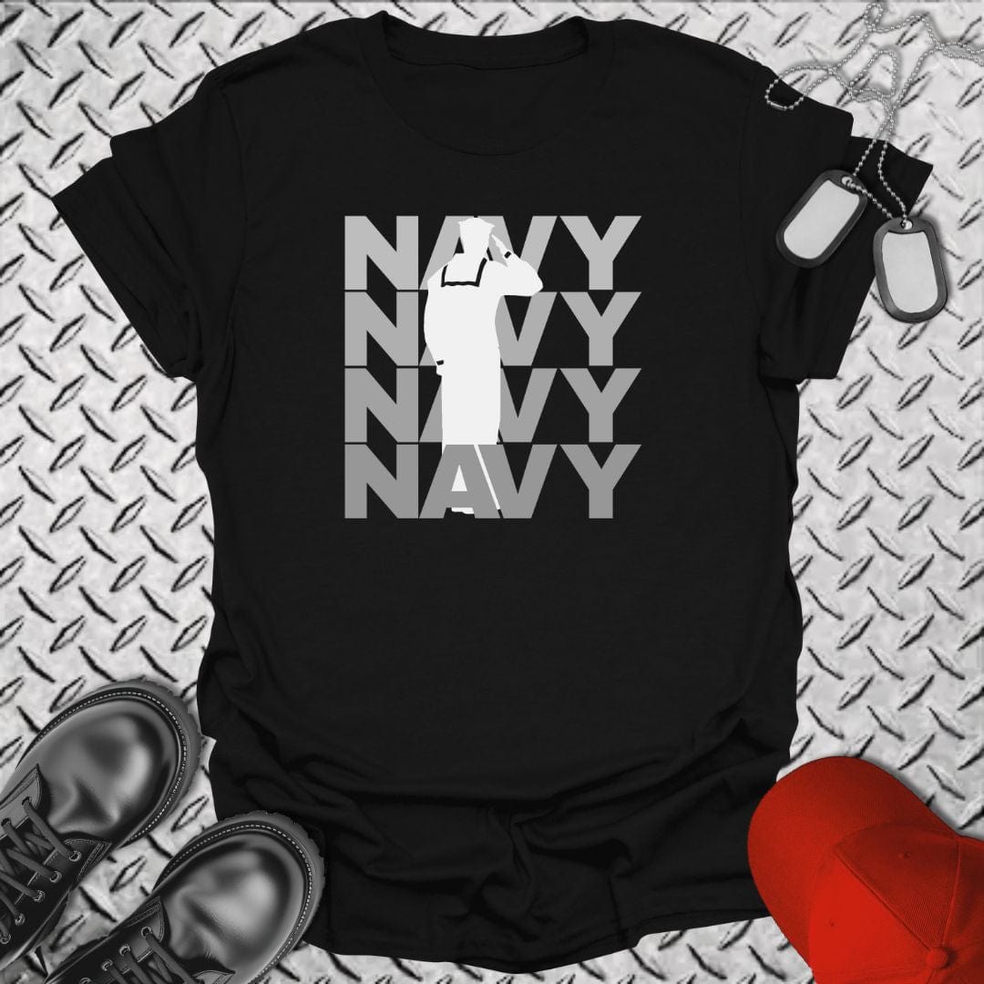 NavyHumor T-Shirt Salute Navy T-shirt