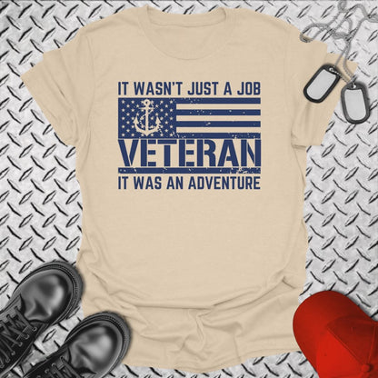 NavyHumor T-Shirt Sand / S Adventure Veteran T-shirt