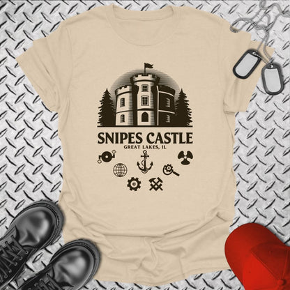 NavyHumor T-Shirt Sand / S Snipes Castle T-shirt