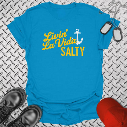 NavyHumor T-Shirt Sapphire / S Livin' La Vida Salty T-shirt