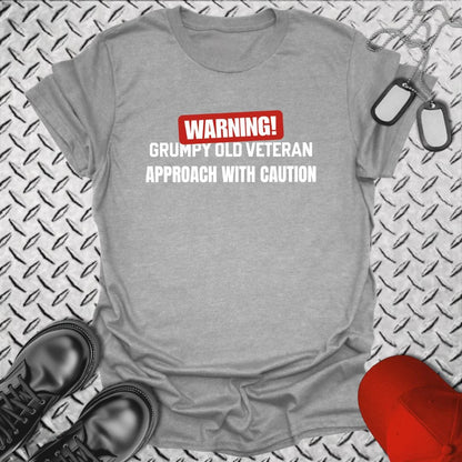 NavyHumor T-Shirt Sport Grey / S Approach With Caution
