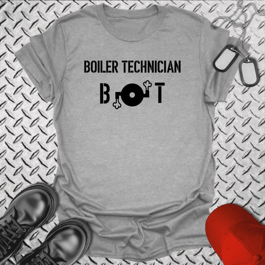 NavyHumor T-Shirt Sport Grey / S Boiler Technician (BT) Insignia T-shirt