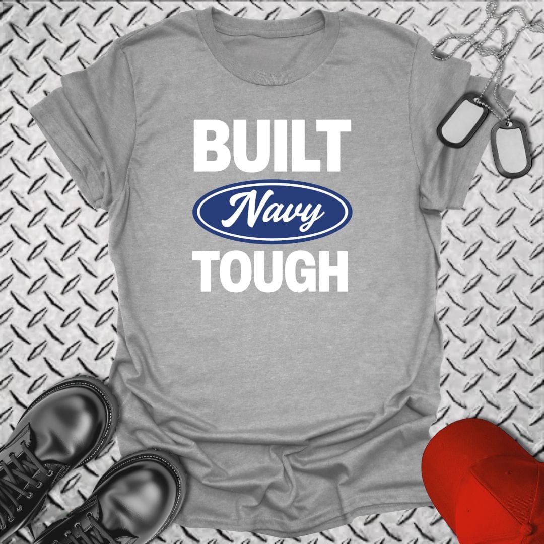 NavyHumor T-Shirt Sport Grey / S Built Navy Tough T-shirt