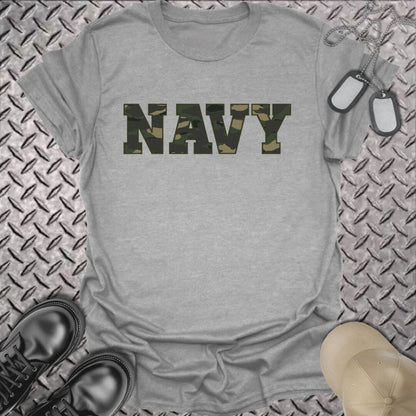 NavyHumor T-Shirt Sport Grey / S Camo Navy T-shirt