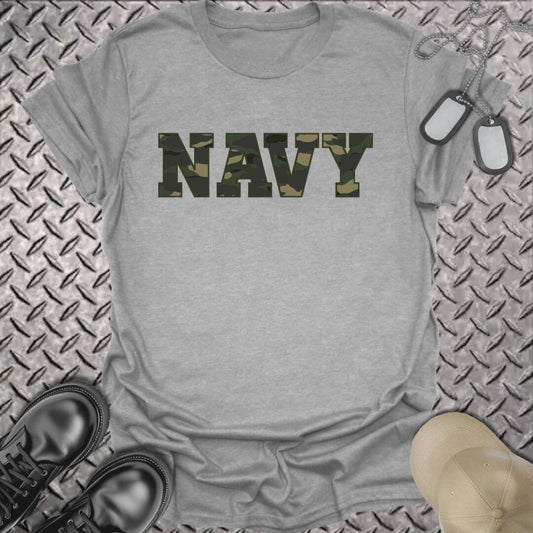 NavyHumor T-Shirt Sport Grey / S Camo Navy T-shirt
