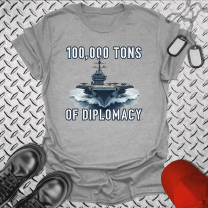 NavyHumor T-Shirt Sport Grey / S Carrier Diplomacy T-shirt