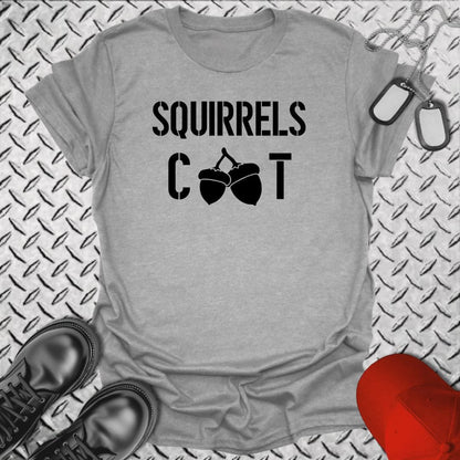 NavyHumor T-Shirt Sport Grey / S CT - Squirrels Acorn Insignia T-shirt