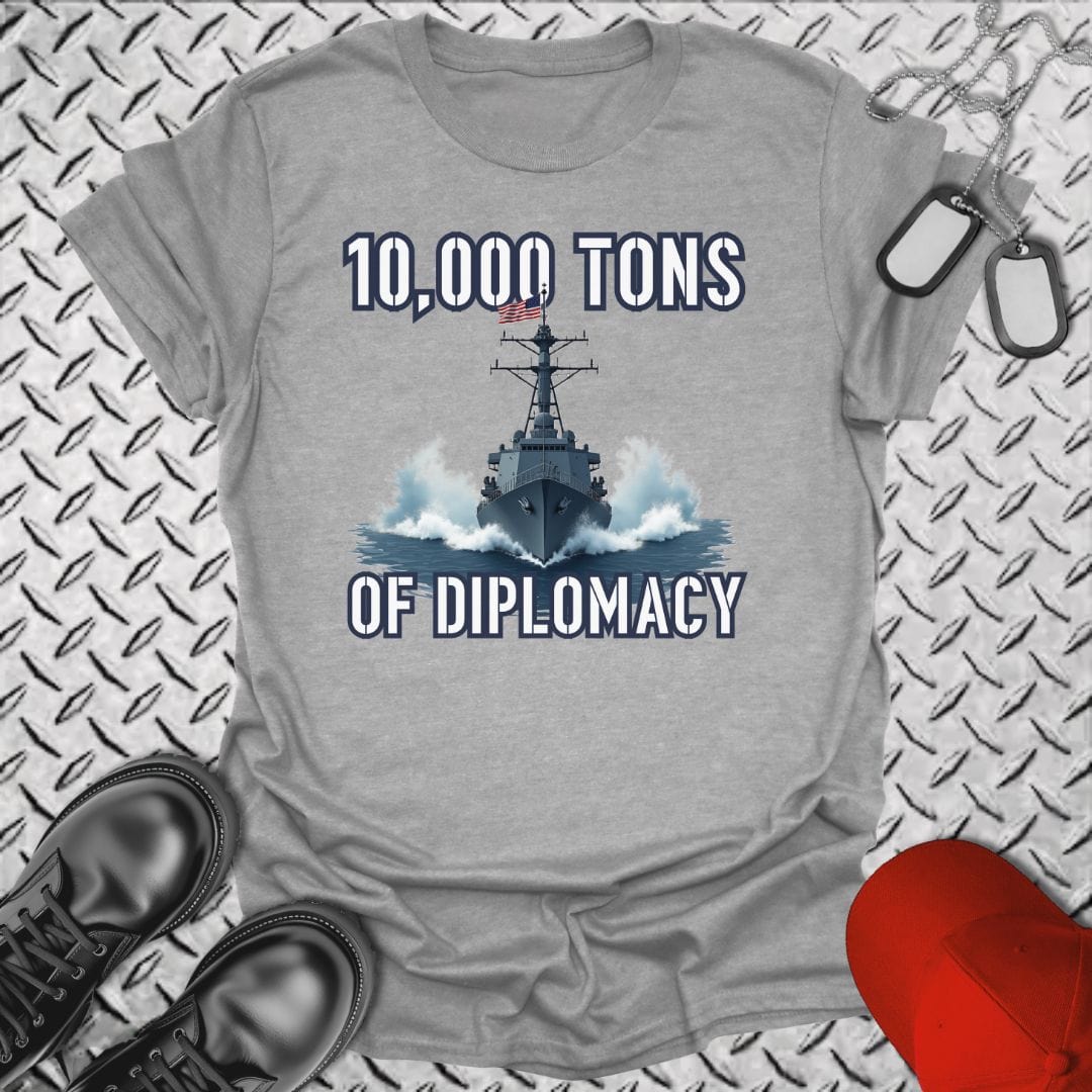 NavyHumor T-Shirt Sport Grey / S Destroyer Diplomacy T-shirt