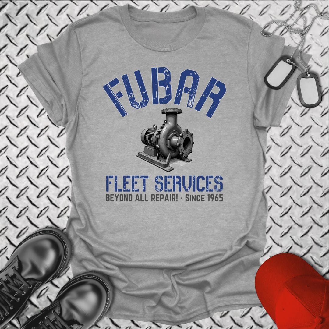 NavyHumor T-Shirt Sport Grey / S FUBAR Fleet Services T-shirt