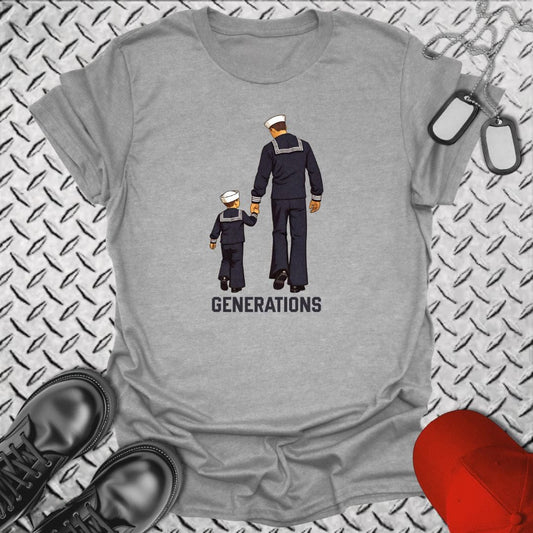 NavyHumor T-Shirt Sport Grey / S Generations T-shirt