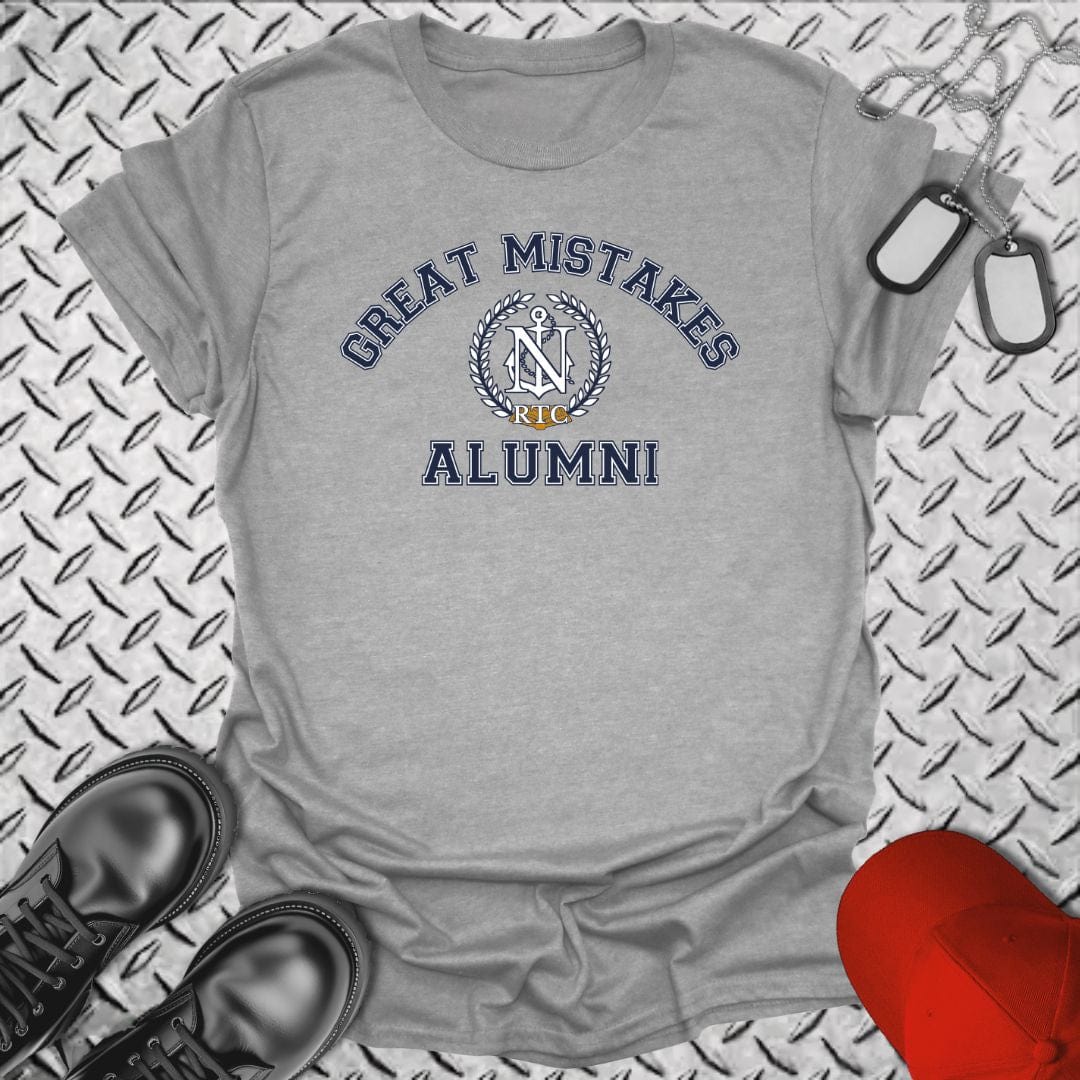 NavyHumor T-Shirt Sport Grey / S Great Mistakes Alumni T-shirt