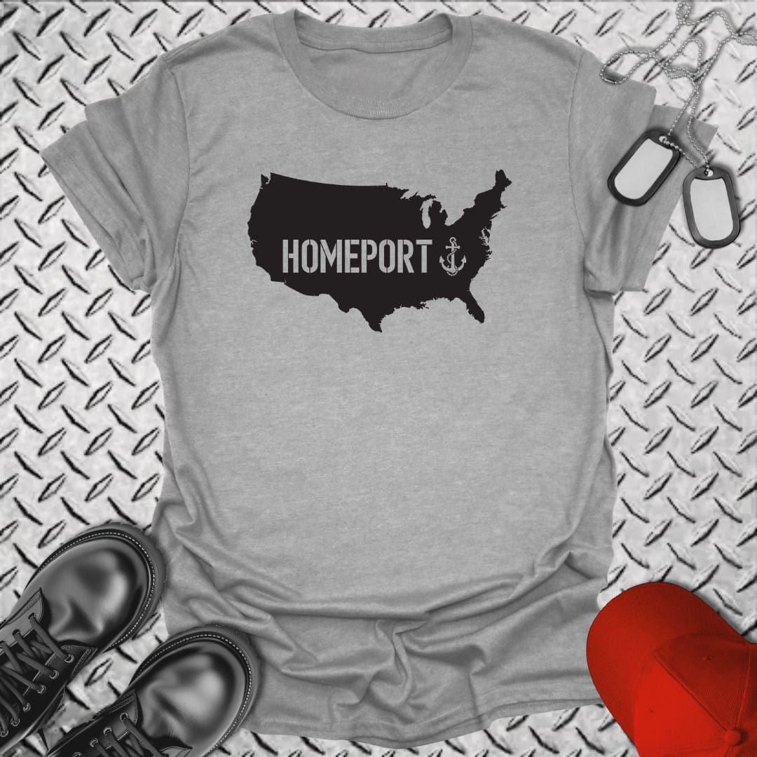 NavyHumor T-Shirt Sport Grey / S Homeport America T-shirt